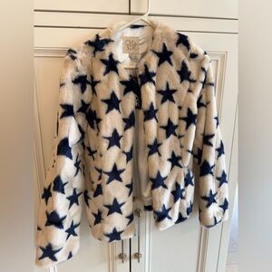 Chaser faux fur star bomber